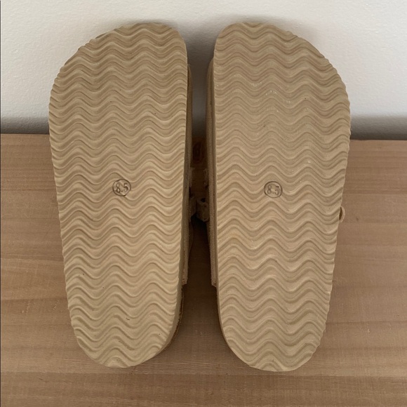 New! PROJECT CLOUD Genuine Suede Leather Platform Clogs - Picture 3 of 6